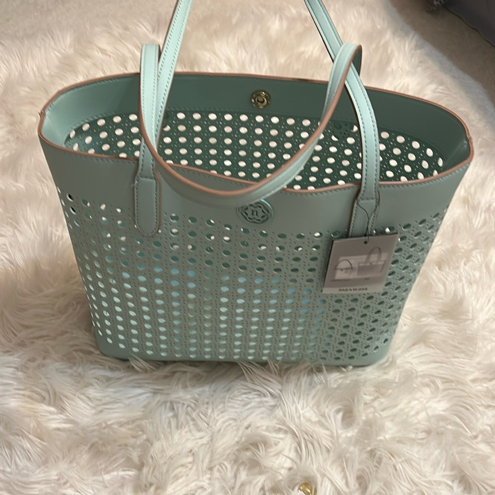NWT, NANETTE LEPORE Mint Green Tote Bag